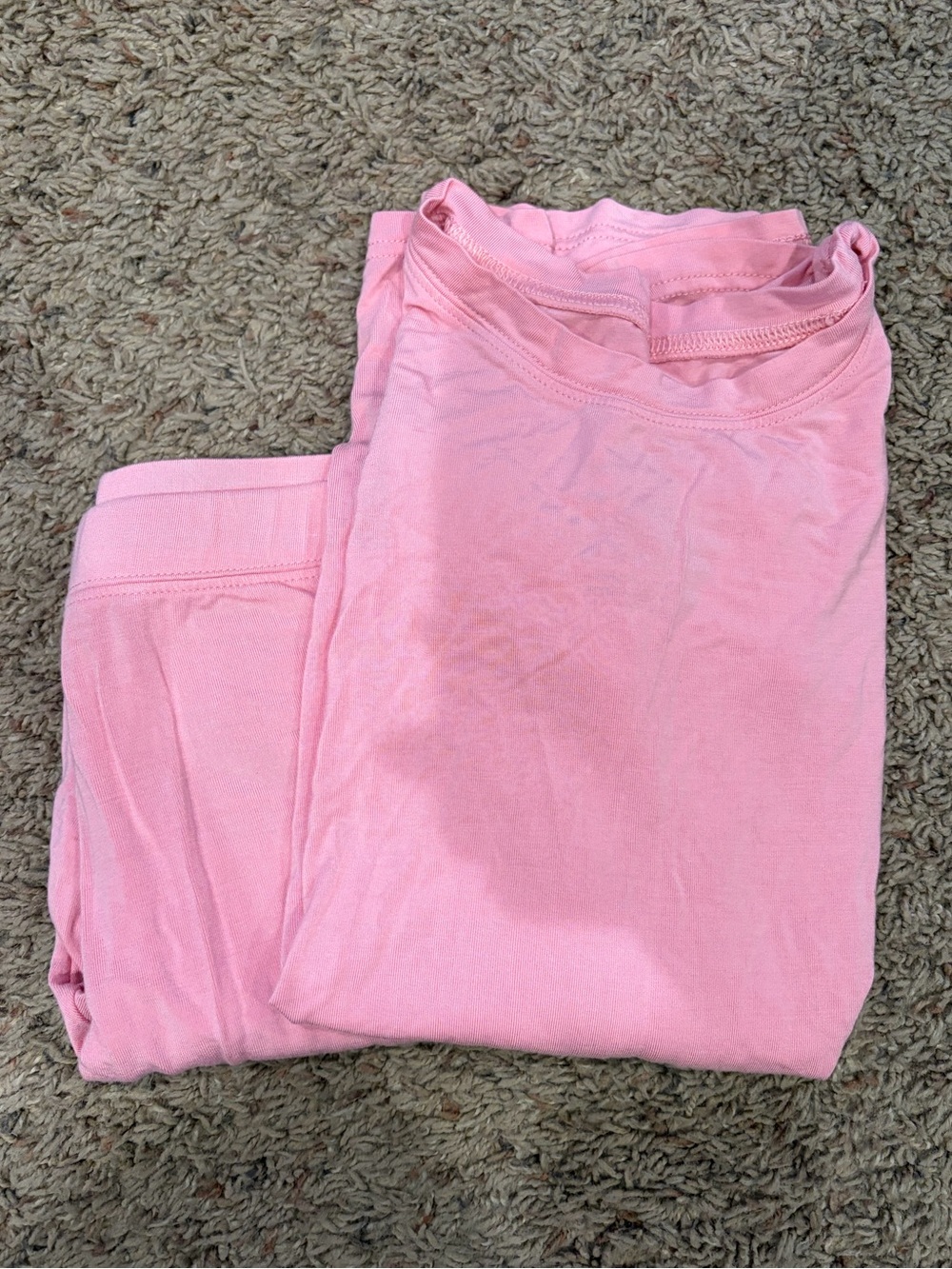 Little Sleepies Soft Pink Pajama Set - Long Sleeve Top + Long Pants